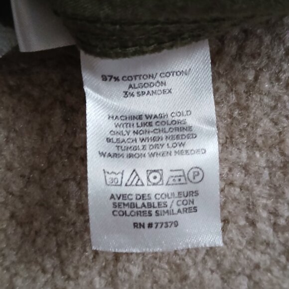 Petite Olive Green Khaki Pants - Picture 9 of 9